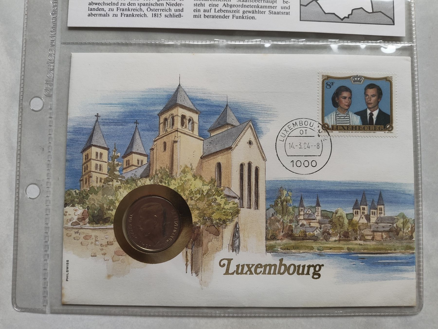 Alle Münzen: Münzbrief Luxemburg – Neu (gemäss Beschreibung) aus Schönenwerd von pin_rn7v 1
