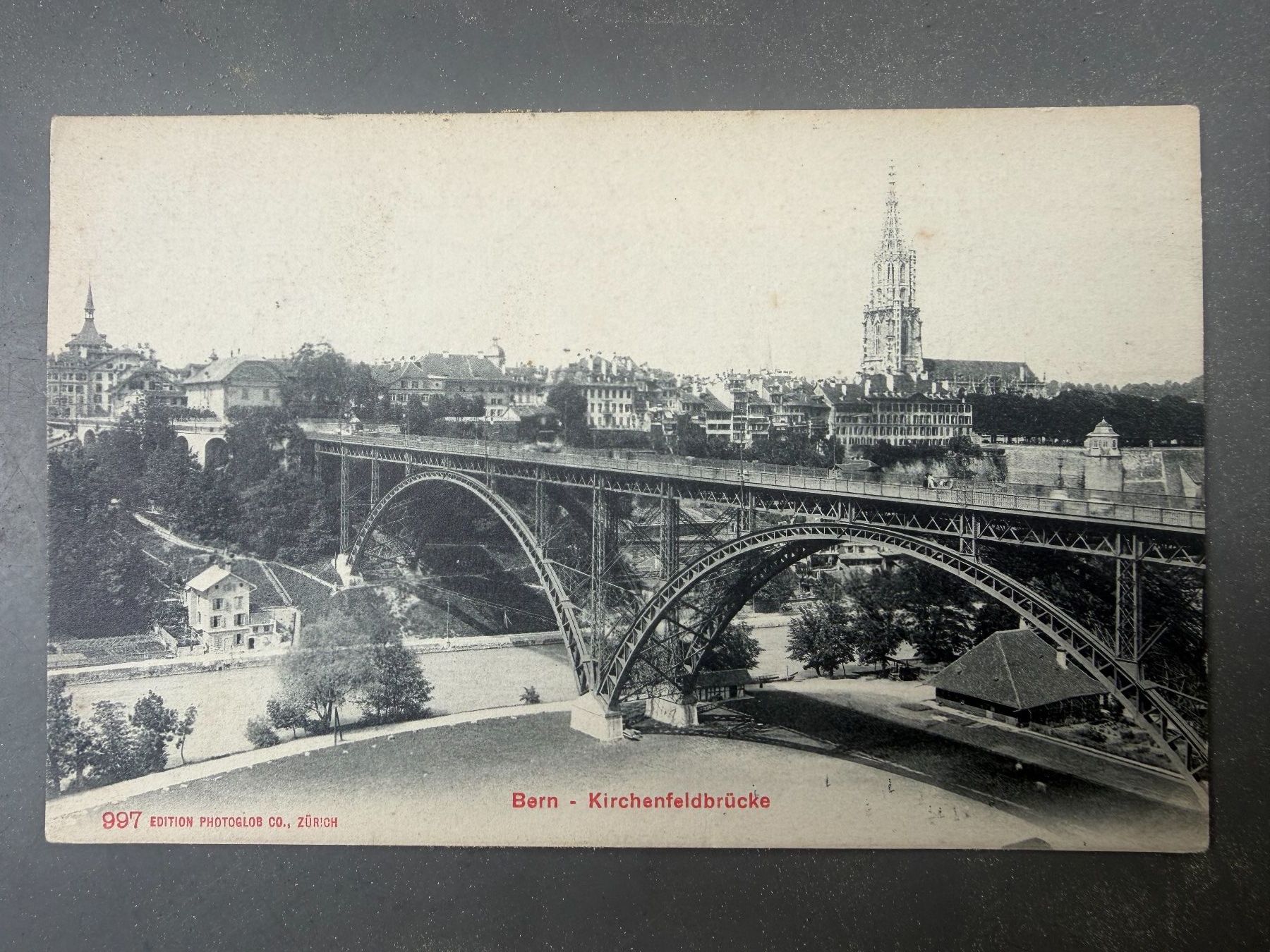 Cartoline postali: BERN - Kirchenfeldbrücke - Ansichtskarte – Usato da Tegerfelden venduto da siebenmacky