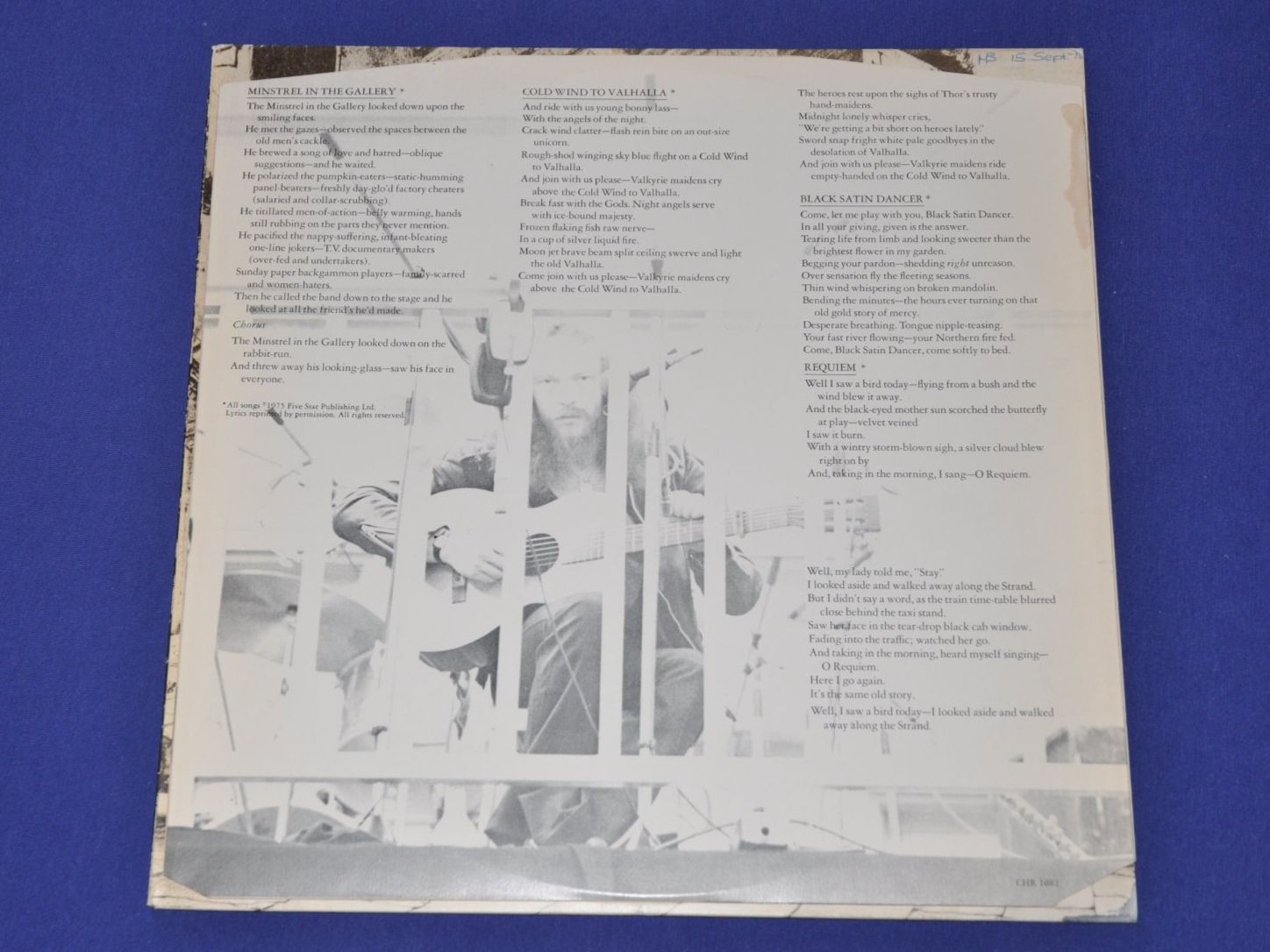 Schallplatten: LP Jethro Tull - Minstrel in the Gallery – Gebraucht aus Boll von Theodora15 4