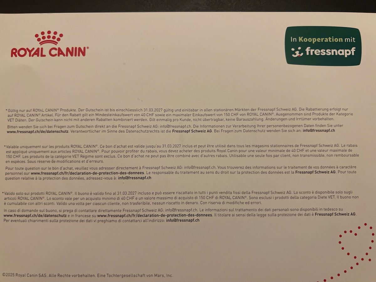 Buoni: Royal Canin Coupon 50% Rabatt – Nuovo e nell'imballaggio originale da St. Antoni venduto da naefp 1