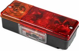 Dreikammer-Anhängerrücklicht - 210x83mm - für Links + Rechts