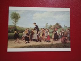 AK Kunst Albert Anker "Der Schulspaziergang" (10)