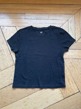 T-Shirt von H&M Grösse 170 XS/S wie neu schwarz