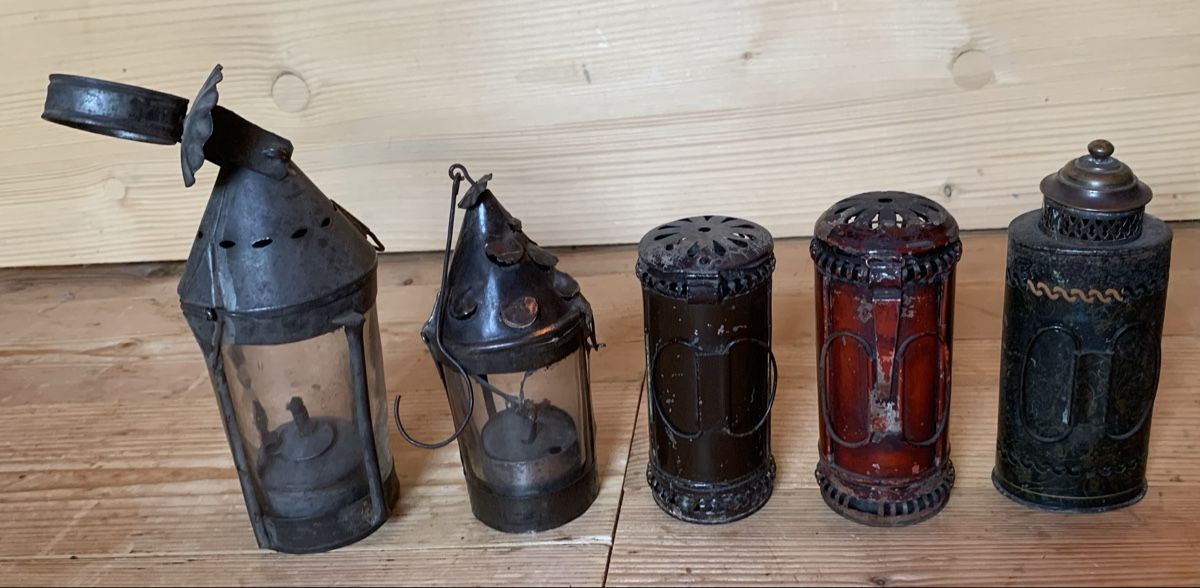 Lampade: Lot Kerzenlaternen und Petrollampen – Usato da Goldingen venduto da Bergler012 4