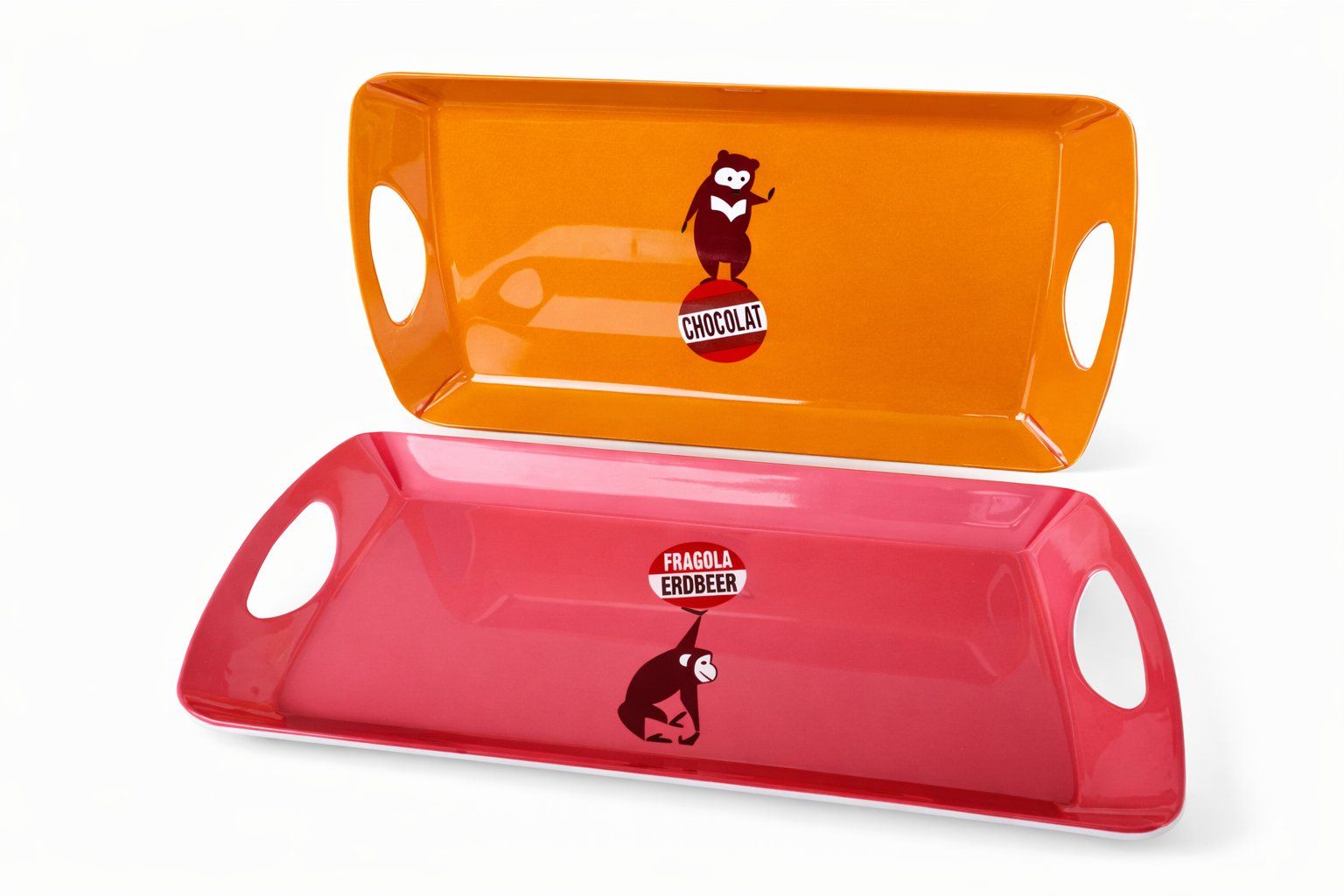 Migros Servierplatten: Serviertablett Set Glace Kunststoff Migros – Gebraucht aus Obfelden von ZinggHandel