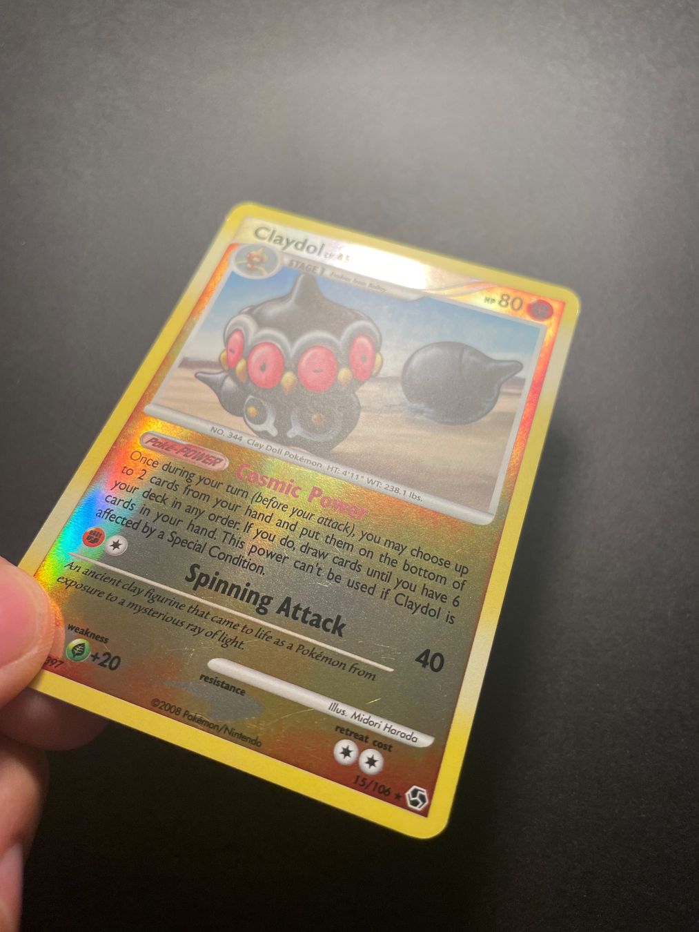 Pokémon Carte collezionabili: Claydol Lv.45 Reverse Holo 15/106 Great Encounters – Usato da Zürich venduto da pokemon_cards 1