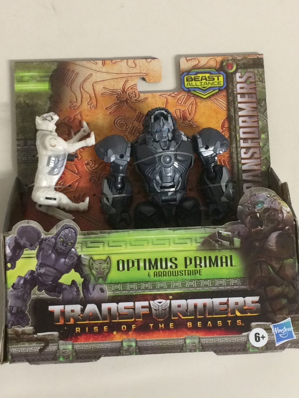 Hasbro Statuette: OPTIMUS  PRIMAL & ARROWSTRIPE 15 cm TRANSFORMERS ACTION FIG – Nuovo e nell'imballaggio originale da Vezia venduto da Aquarius_Age
