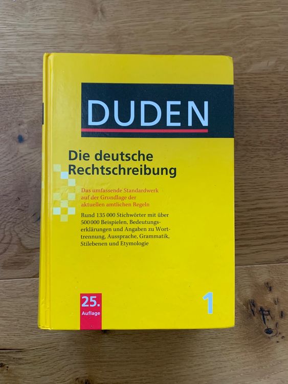 Duden - Die deutsche Rechtschreibung | Kaufen auf Ricardo