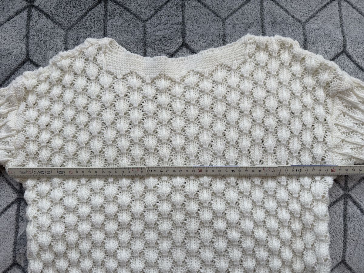 Pulls & Sweat-shirts: Strickpullover in weiss mit süssem Muster – D'occasion à Rüti ZH par Ella96 4