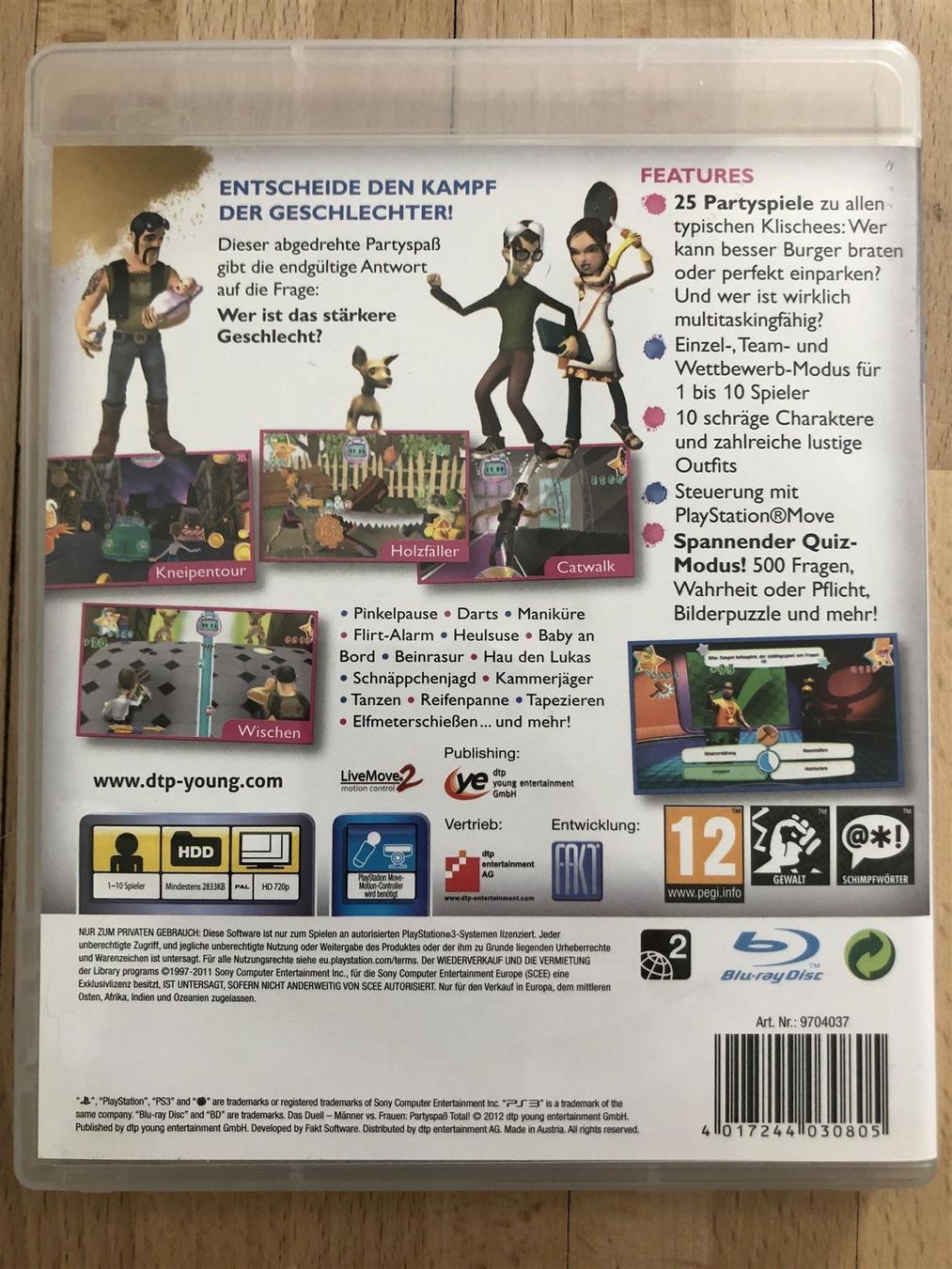Giochi: Das Duell Männer vs Frauen - PS 3 – Usato da Nussbaumen AG venduto da Pika-Shop 1
