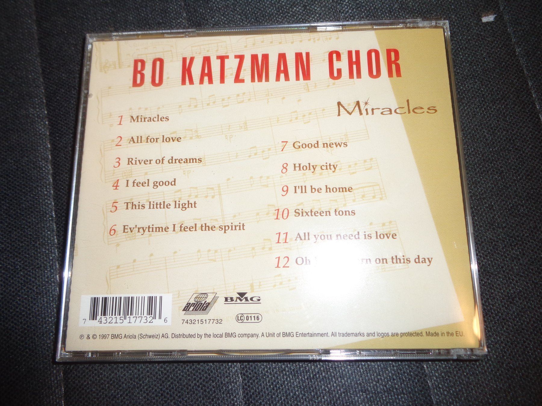 CDs: Bo Katzman Chor - MIracles CD – Gebraucht aus Olten von Disc-Ausverkauf 1