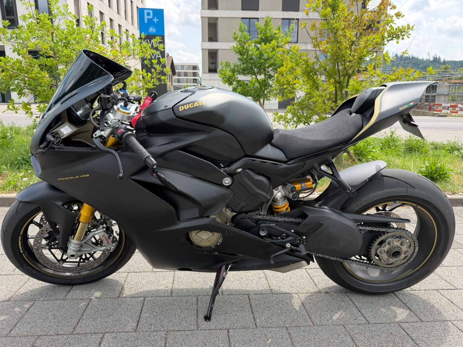 Ducati Strasse: Ducati Panigale V4 S Matt Schwarz  – Gebraucht aus Unterkulm von CedricG01 2