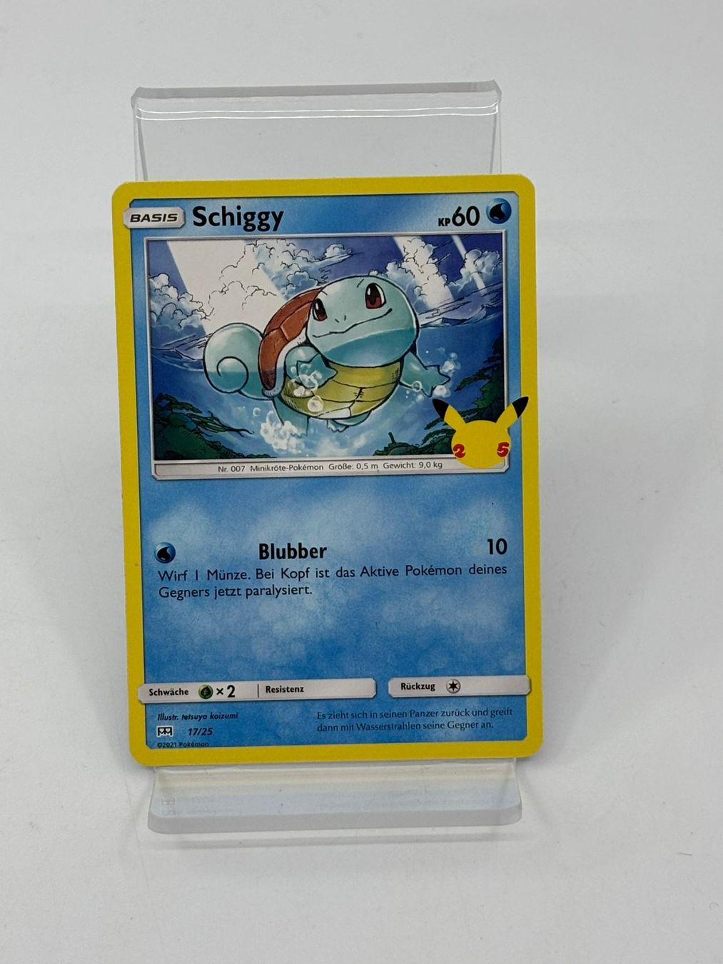 Pokémon Carte collezionabili: Pokemon Schiggy 17/25 – Usato da Herisau venduto da Pokemon2026