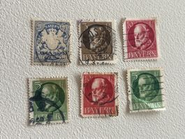 SALE ! Lot Bayern Briefmarken ab 1 CHF (Gratis-Versand)