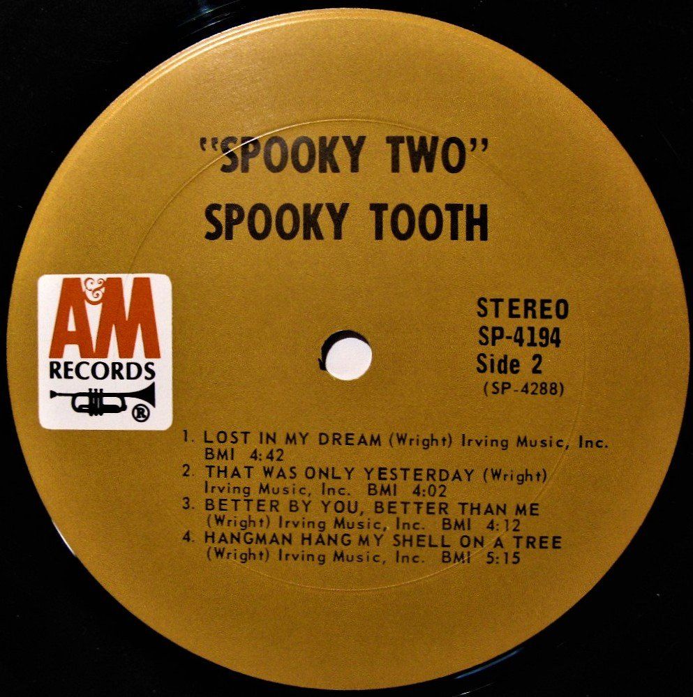 Dischi in vinile: SPOOKY TOOTH "Spooky Two" RARE FIRST PRESS LP IN VG++/EX!!! – Usato da Monthey venduto da Pingmub 4