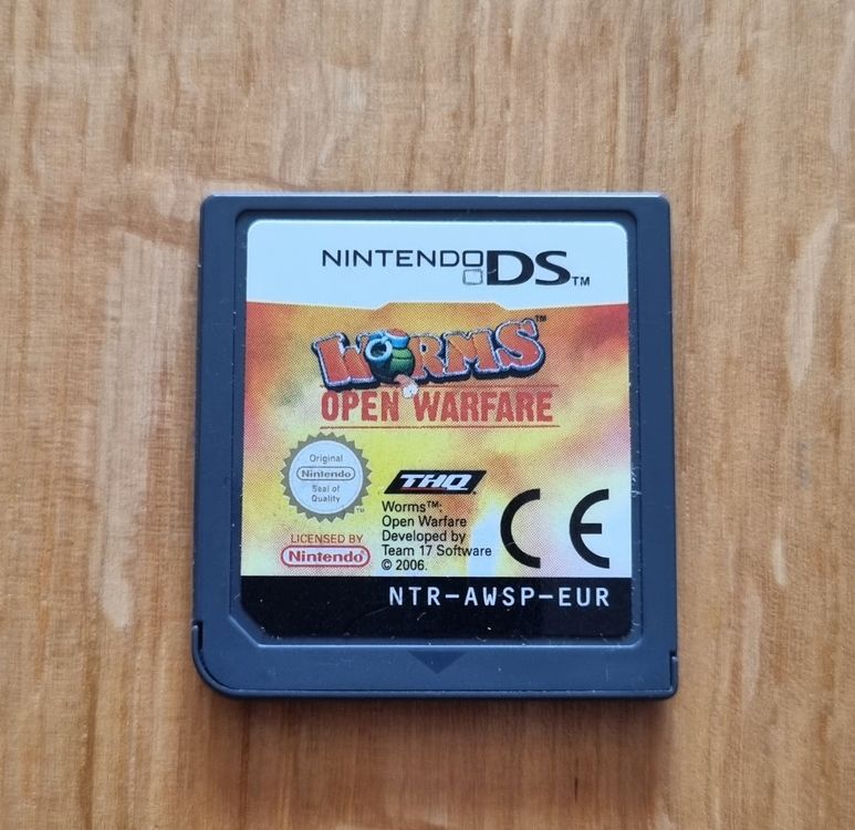 Jeu WORMS OPEN WARFARE Pour Nintendo DS (NDS) - Version Française Occasion En Très Bon état