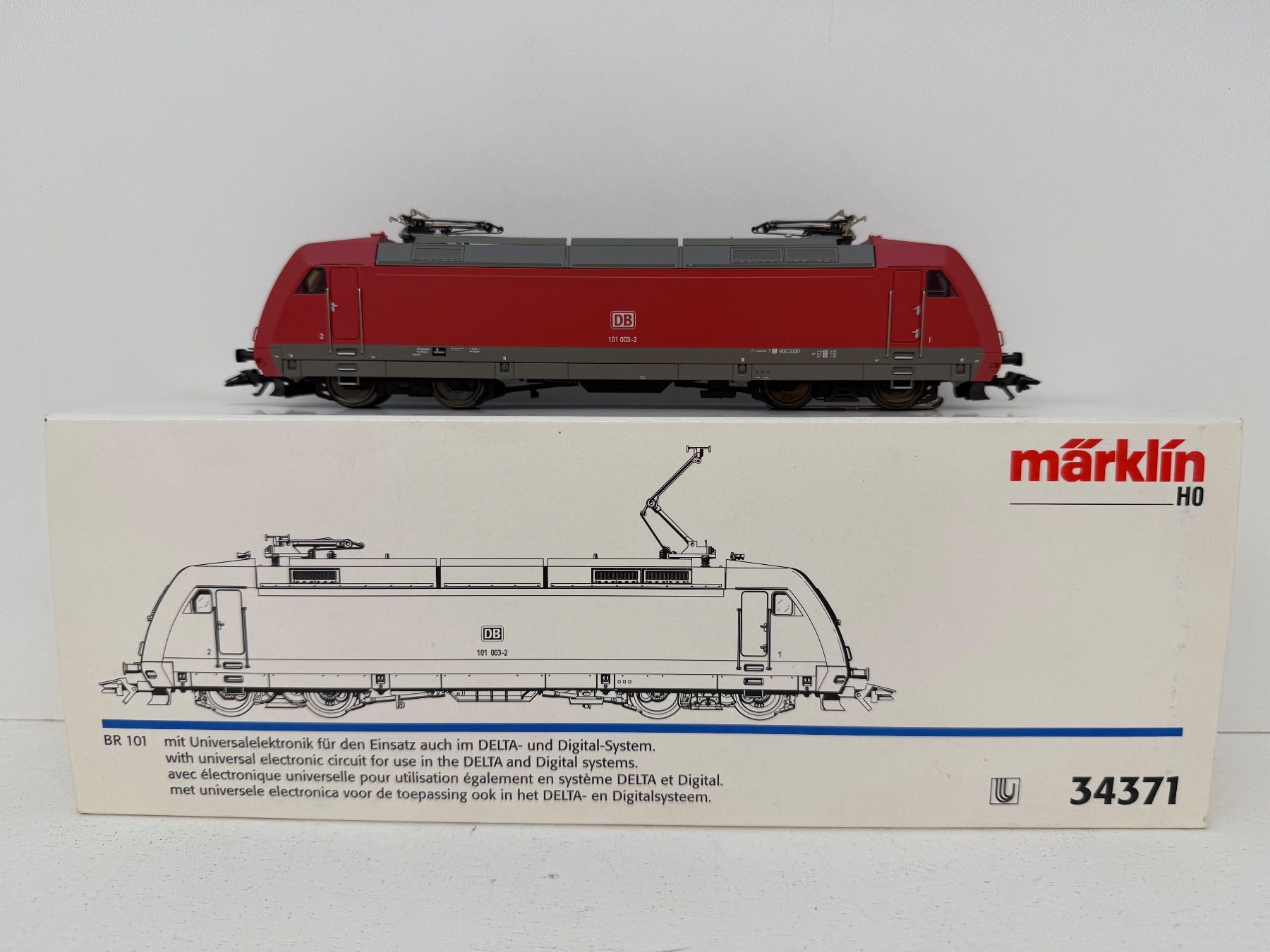 Märklin Modellini di ferrovie: Märklin 34371 E-Lok BR 101 der DB Digital – Usato da Büsserach venduto da ModellbahnDepot