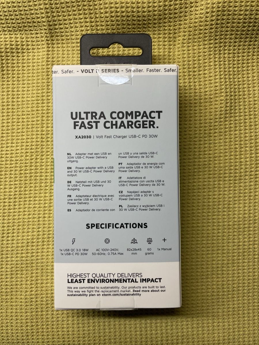 Xtorm Caricabatterie: Ladegerät xtrom XA2030 Fast Changer 30 Watt – Nuovo e nell'imballaggio originale da Staldenried venduto da abrigger 1
