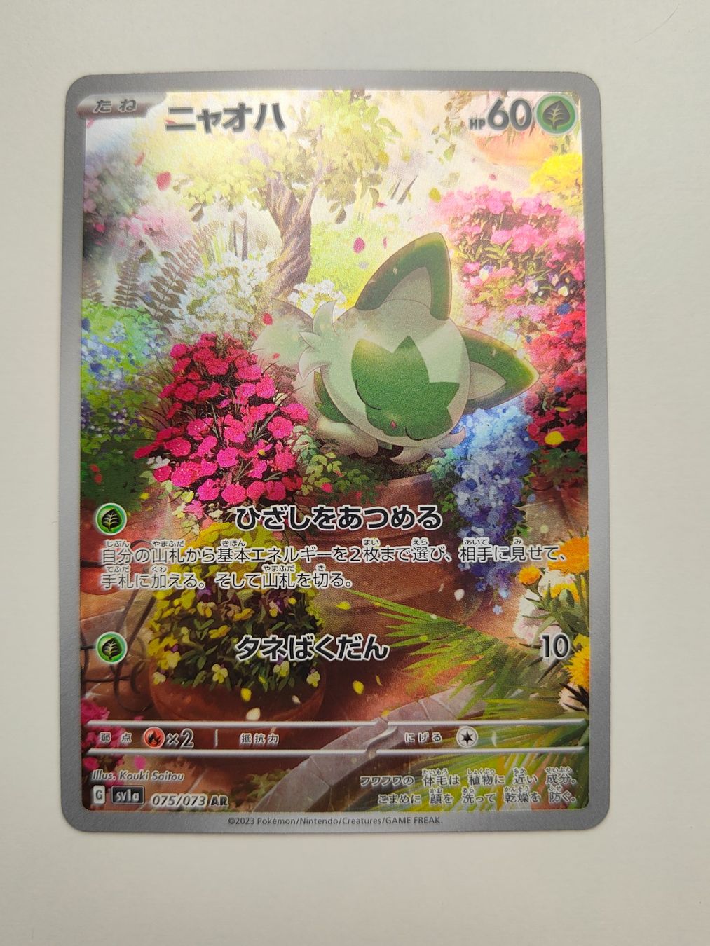 Pokémon Cartes à collectionner: Pokemon Sprigatito Illustration Rare Paldea JAP – D'occasion à Thalwil par FigurenFreunde
