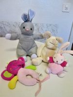 4 Stofftiere für Baby