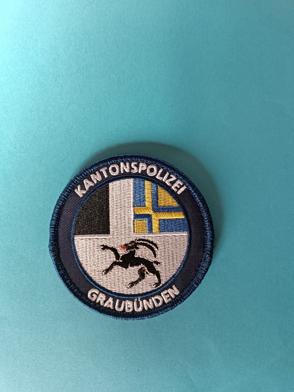 Placchette & Badge: Badge Klettaufnäher Patch Polizei Graubünden Kantonspolizei – Nuovo (secondo la descrizione) da Vogelsang AG venduto da miinlade