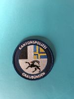 Badge Klettaufnäher Patch Polizei Graubünden Kantonspolizei
