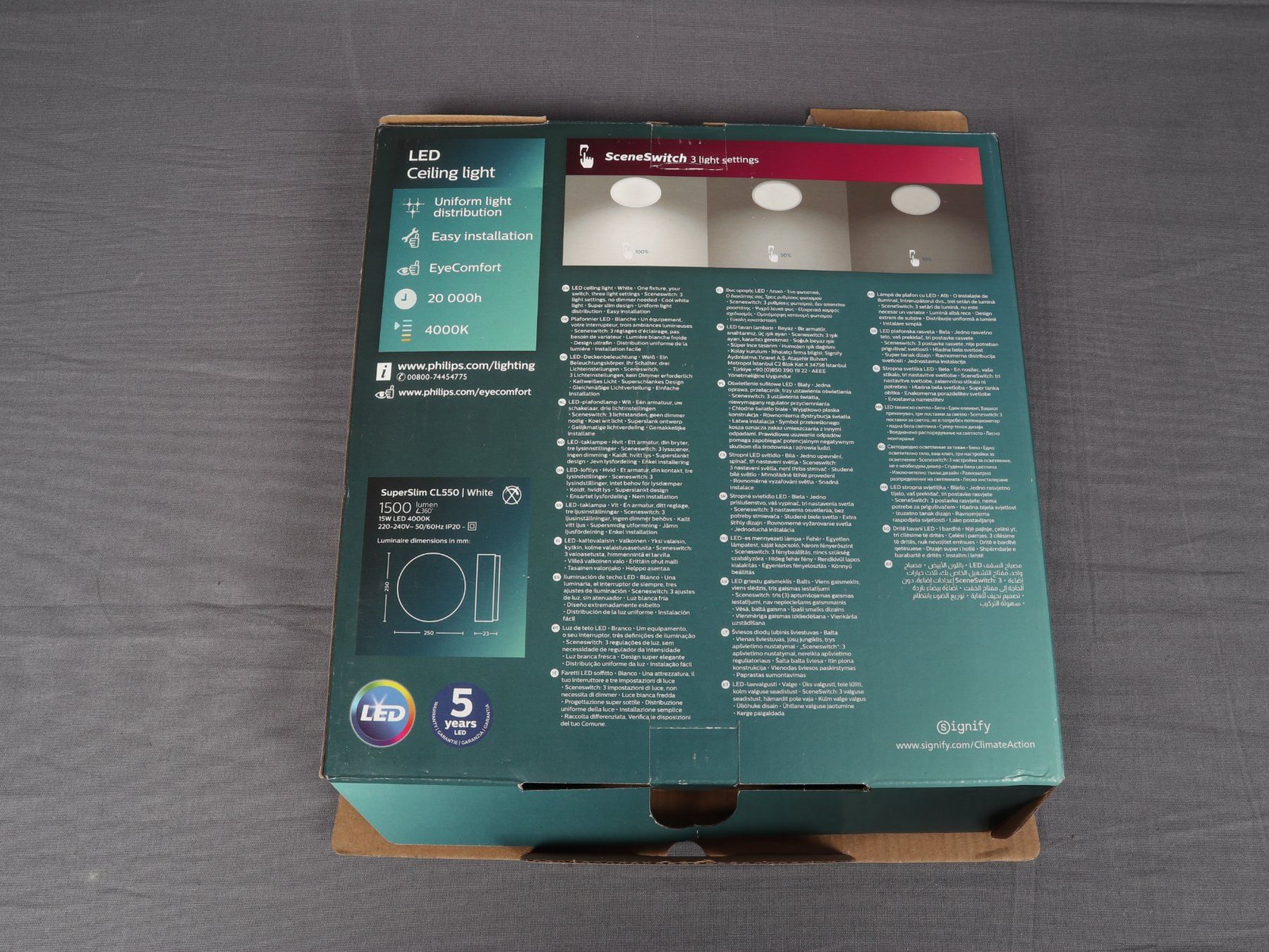 Philips Lustres & lampes de plafonds: PHILIPS LED Ceiling Light – Neuf (Voir description) à Steinen par Restwert_Steinen 8