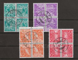 1934 : Kehdruck Nr. K28 - K31 im Paar