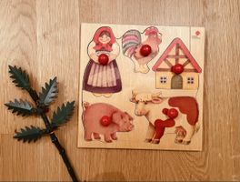 Farm Animals Wooden Puzzle