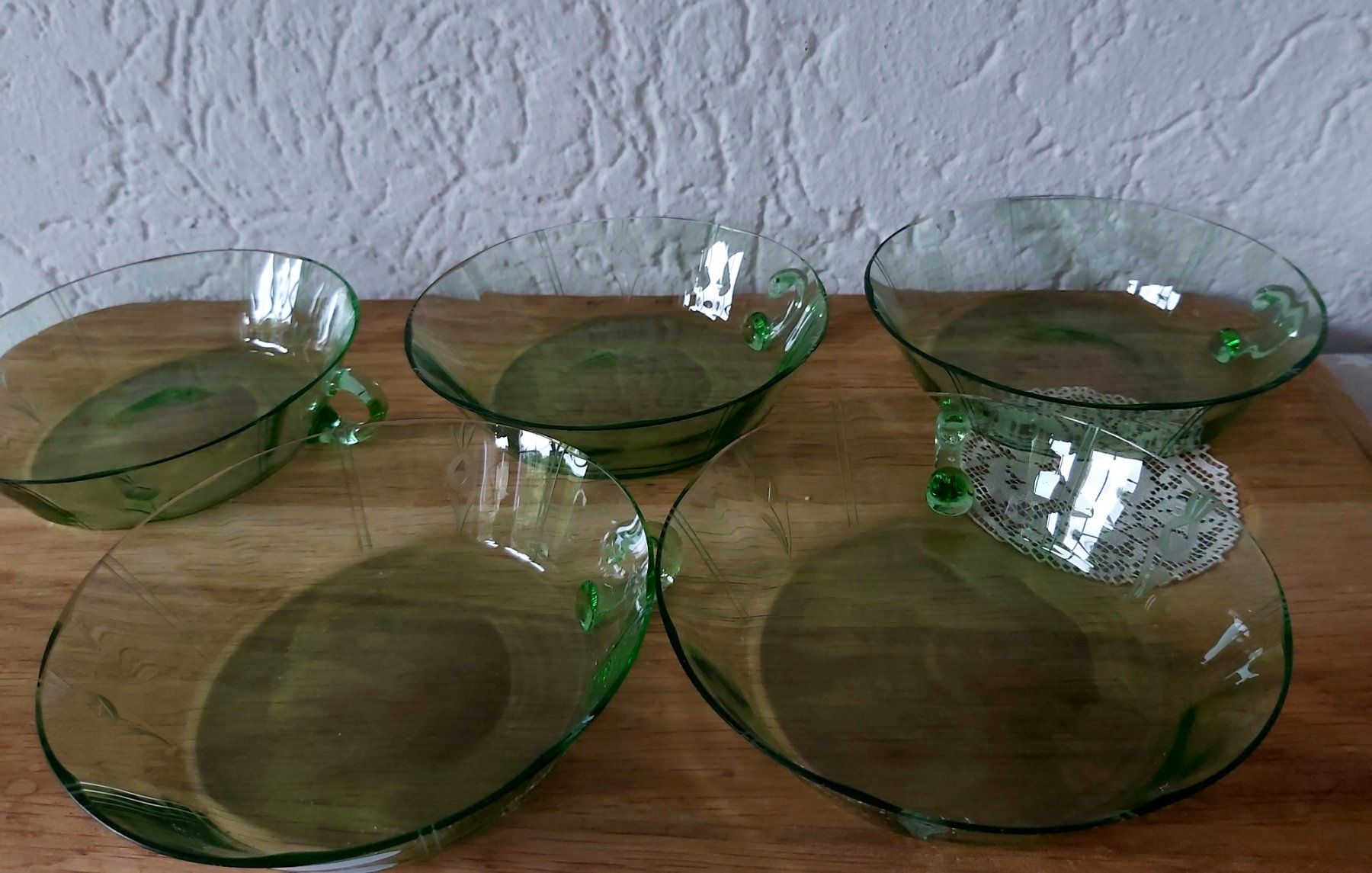 Ciotole: 5 Dessert Glas Schalen – Usato da Bern venduto da aronari 3