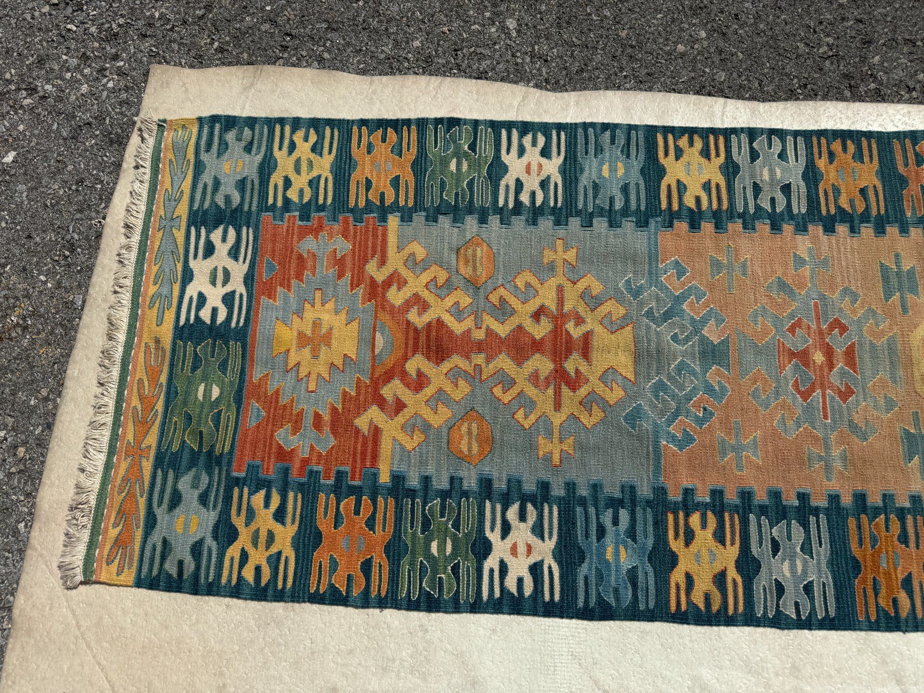 Kelim Tappeti: Kelim 186x72cm handgemacht sauber – Usato da Vacallo venduto da cri_229f 4