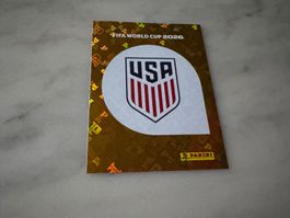 Panini FIFA Fussball WM 2026 Sticker Wappen USA 1