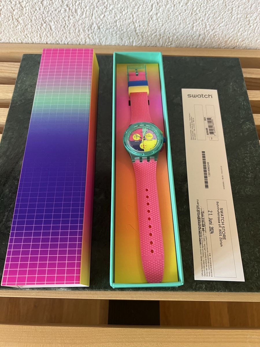 Swatch Orologi: Swatch Neon Flash Arrow – Usato da Zürich venduto da nabisco 3