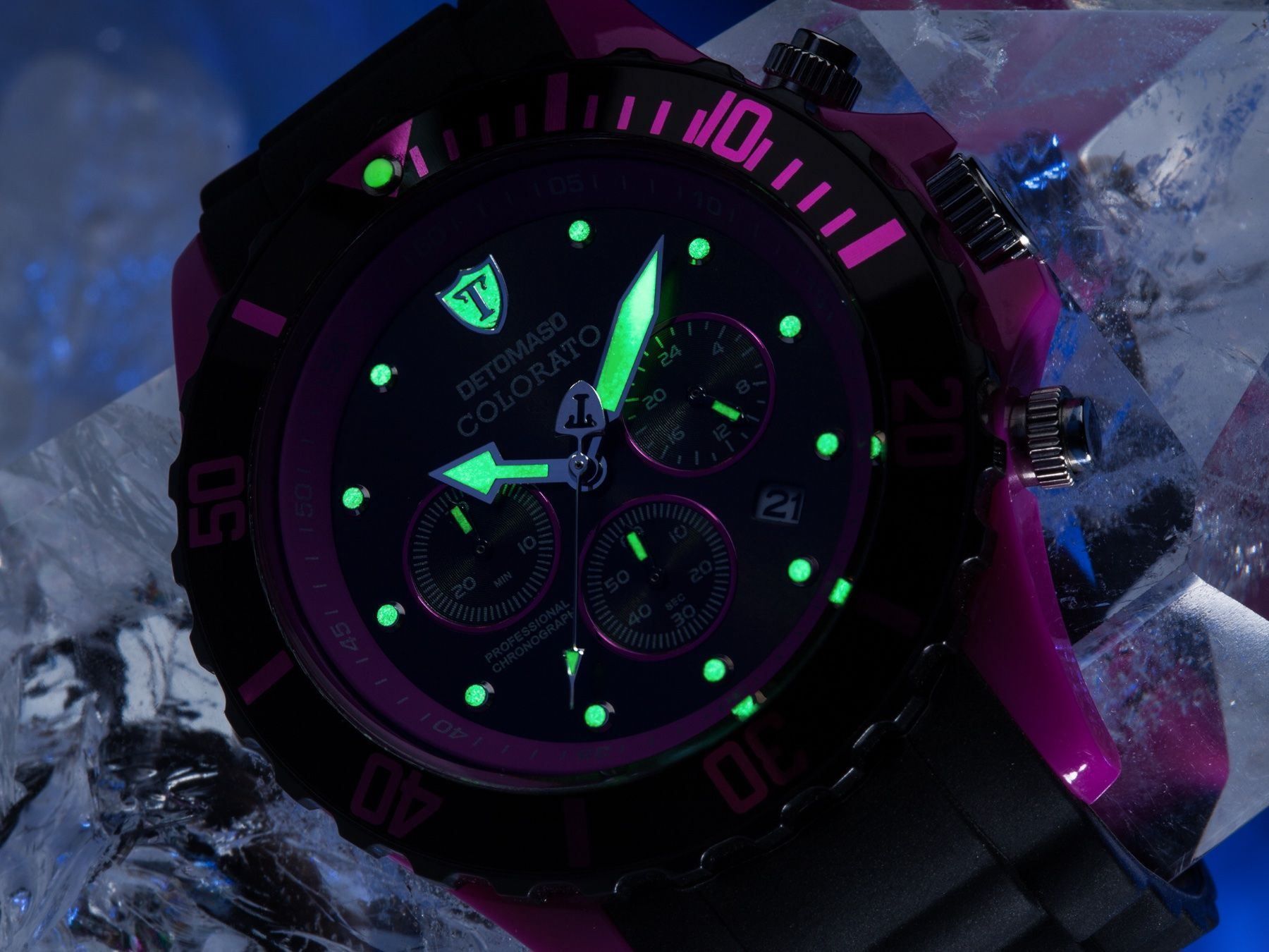 Orologi: Detomaso Colorato Chrono Analog Quarz – Nuovo e nell'imballaggio originale da Meilen venduto da Schelmi99 2