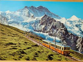 JUNGFRAUBAHN, KLEINE SCHEIDEGG - POSTKARTE / CARTE POSTALE