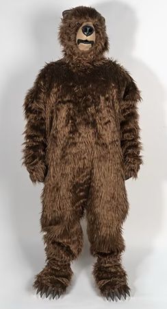 Bear Costume Adult Mascot Brown One Size Fits Most