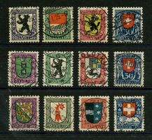 PRO JUVENTUTE 1924-1926 - 3 JAHRE VOLLSTEMPEL TOP