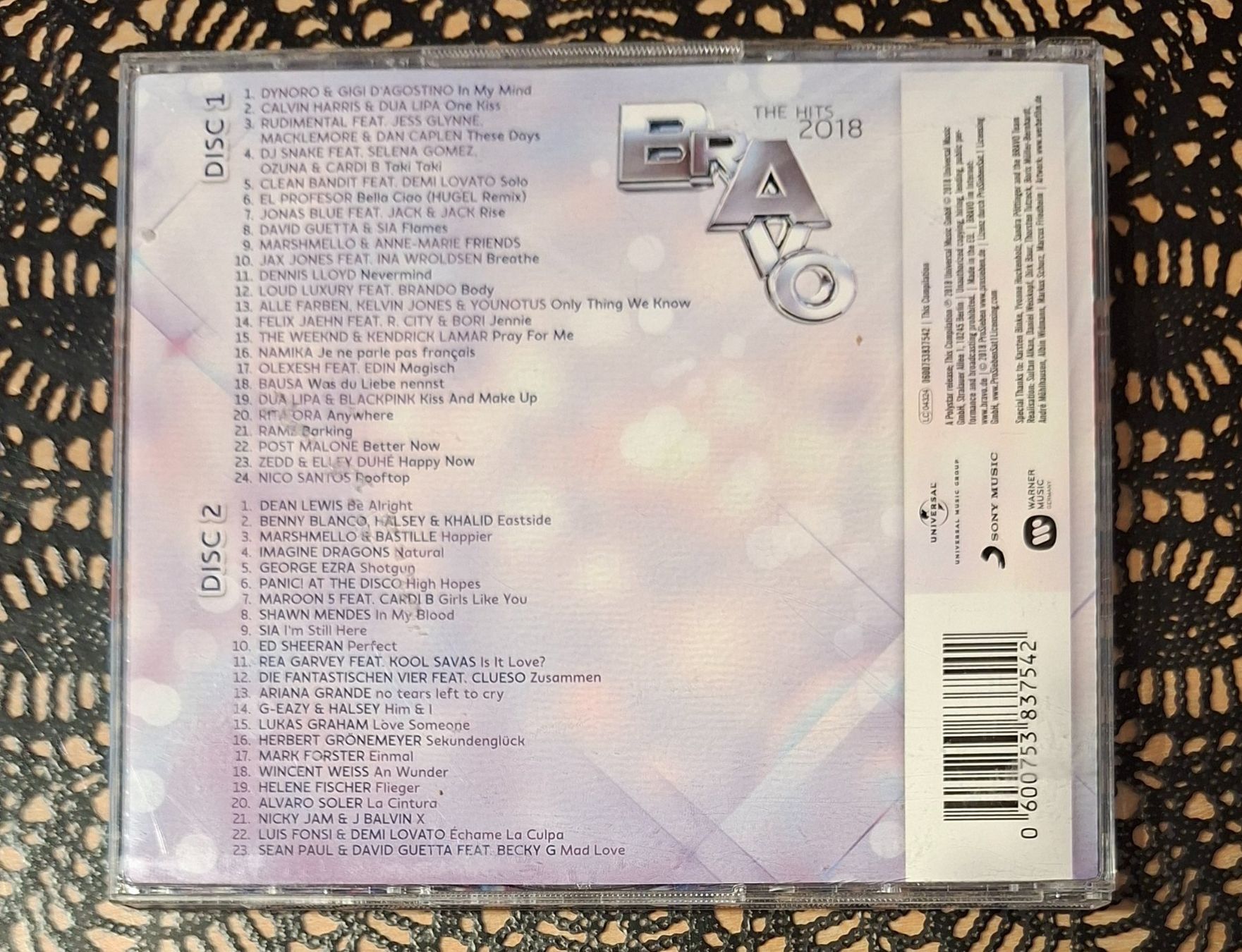 CD: Bravo Hits - The Hits 2018, 2CD Hit Compilation Sampler 2018 – Usato da Amriswil venduto da Celini3 1