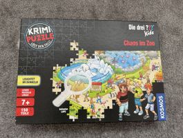 Krimi Puzzle - Die drei ??? - Chaos im Zoo