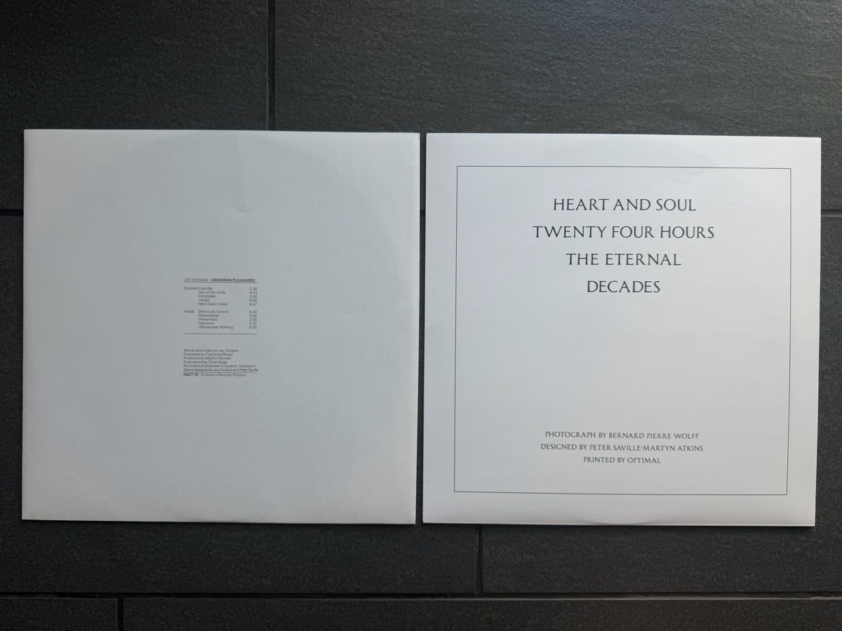 Dischi in vinile: Joy Division Vinyl Unknown Pleasures/Closer – Usato da Zürich venduto da cENS0R 3