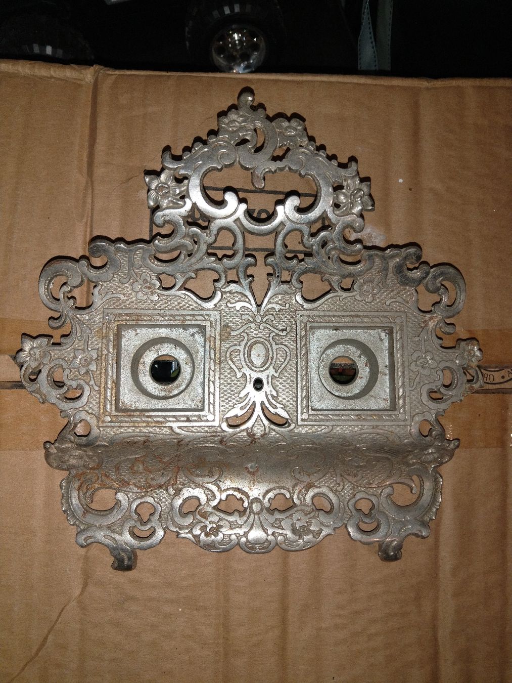 Sonstige Antiquitäten & Kunst: Tintenfass Ständer 2 Stk.Antik – Gebraucht aus Künten von Spinner62