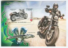 Block "Harley-Davidson".  Burundi.