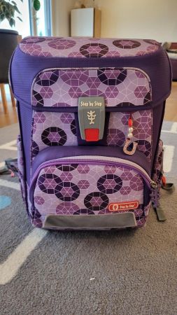 Schulranzen Set Step by Step violett Grösse S guter Zustand