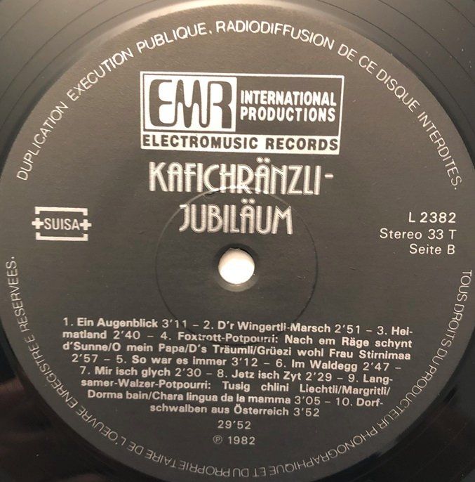 Dischi in vinile: Kafichränzli-Jubiläum (LP) – Usato da Grüningen venduto da azulmarron 5