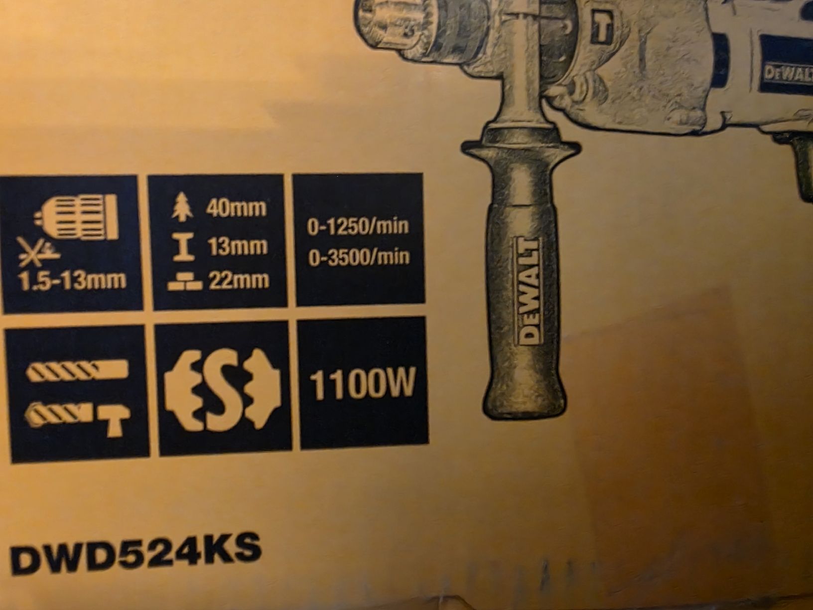 Dewalt Trapani: Perceuse à percussion DeWalt 1100W neuve – Nuovo e nell'imballaggio originale da Fribourg venduto da Patter10 4