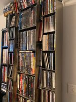 DVD- und CD Regal Edelstahl