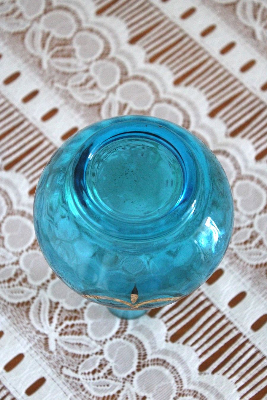 Bottiglie: Antike, handbemalte, Glas Flasche – Usato da Locarno venduto da fripui 3