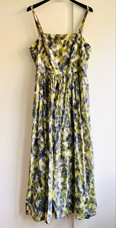 Elegantes J.Jill Seiden-Baumwoll-Midikleid (Gr. 40-42) NEU