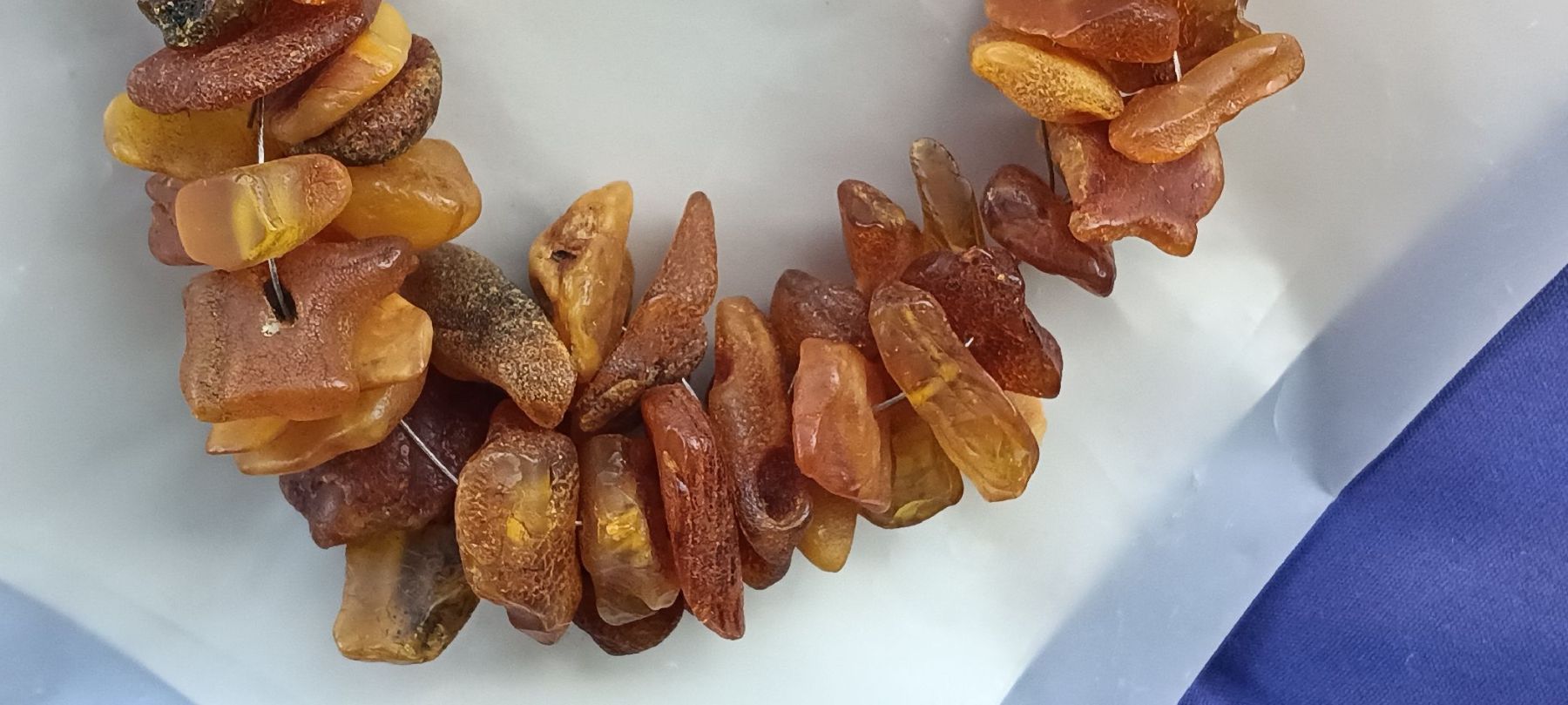 Ketten: Amber necklace irregular chips, not polished – Neu (gemäss Beschreibung) aus Zürich von cat_9cvz 1