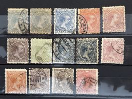 Timbres postaux anciens d'Espagne : Collection unique à sais